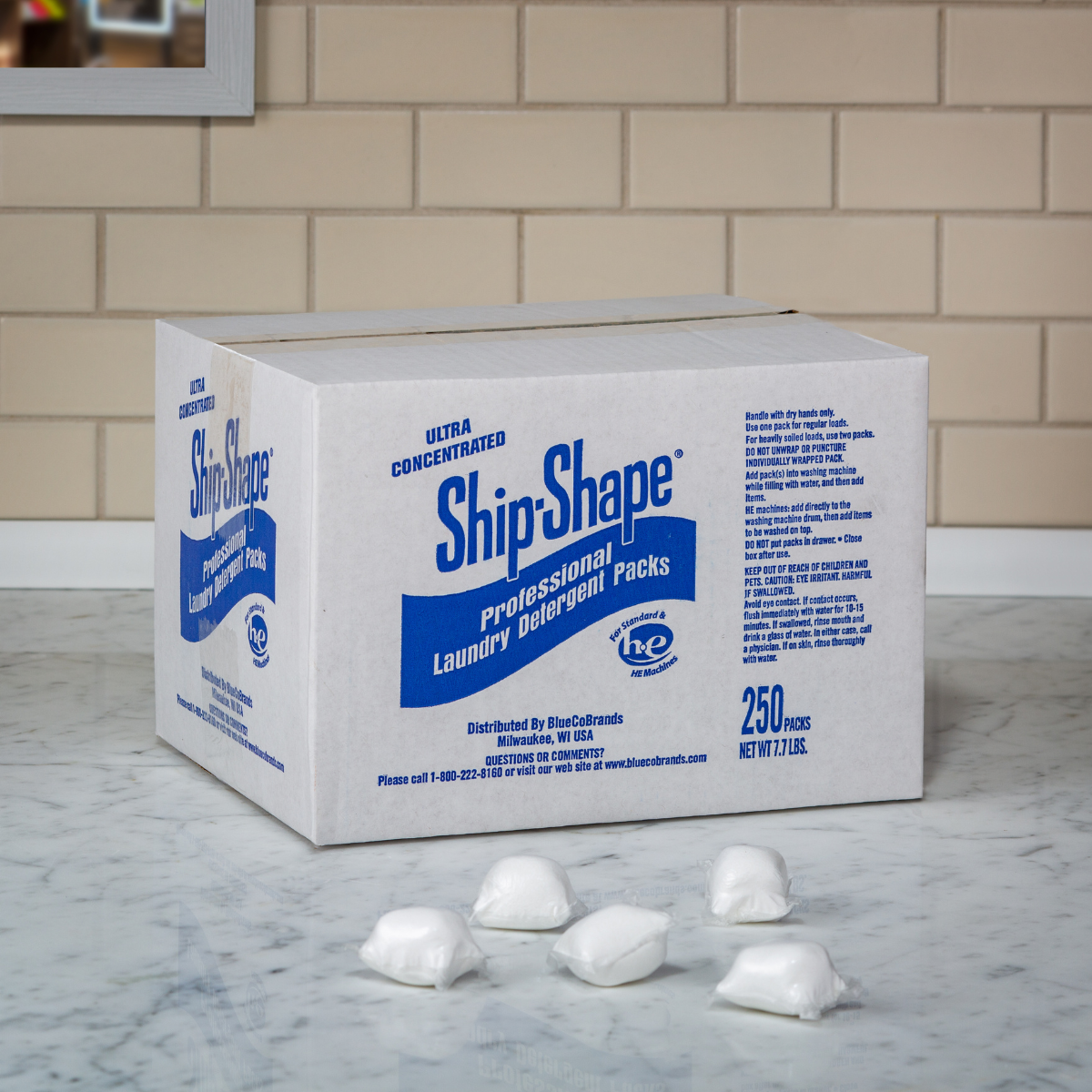 Ship-Shape Laundry Detergent Packs
